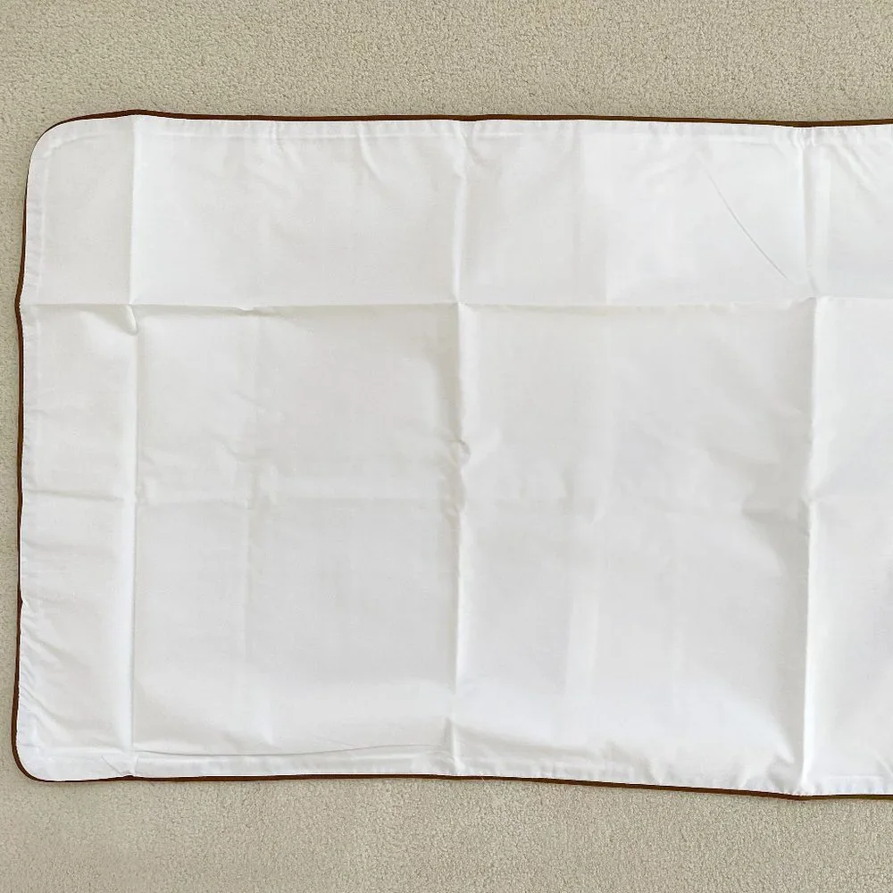 RH Restoration Hardware ITALIAN 1x Brown Border King Sham 20x34